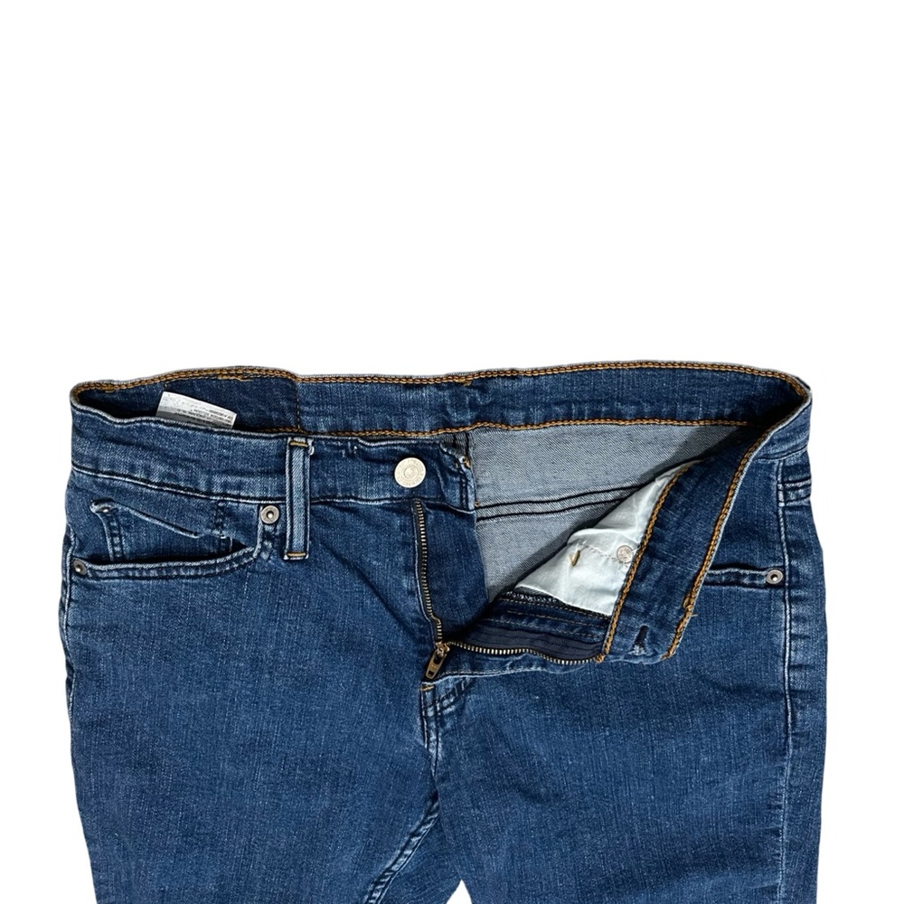 Levi’s Men’s Dark Blue Denim Cut off Shorts Size 30 Waist - Picture 4 of 8
